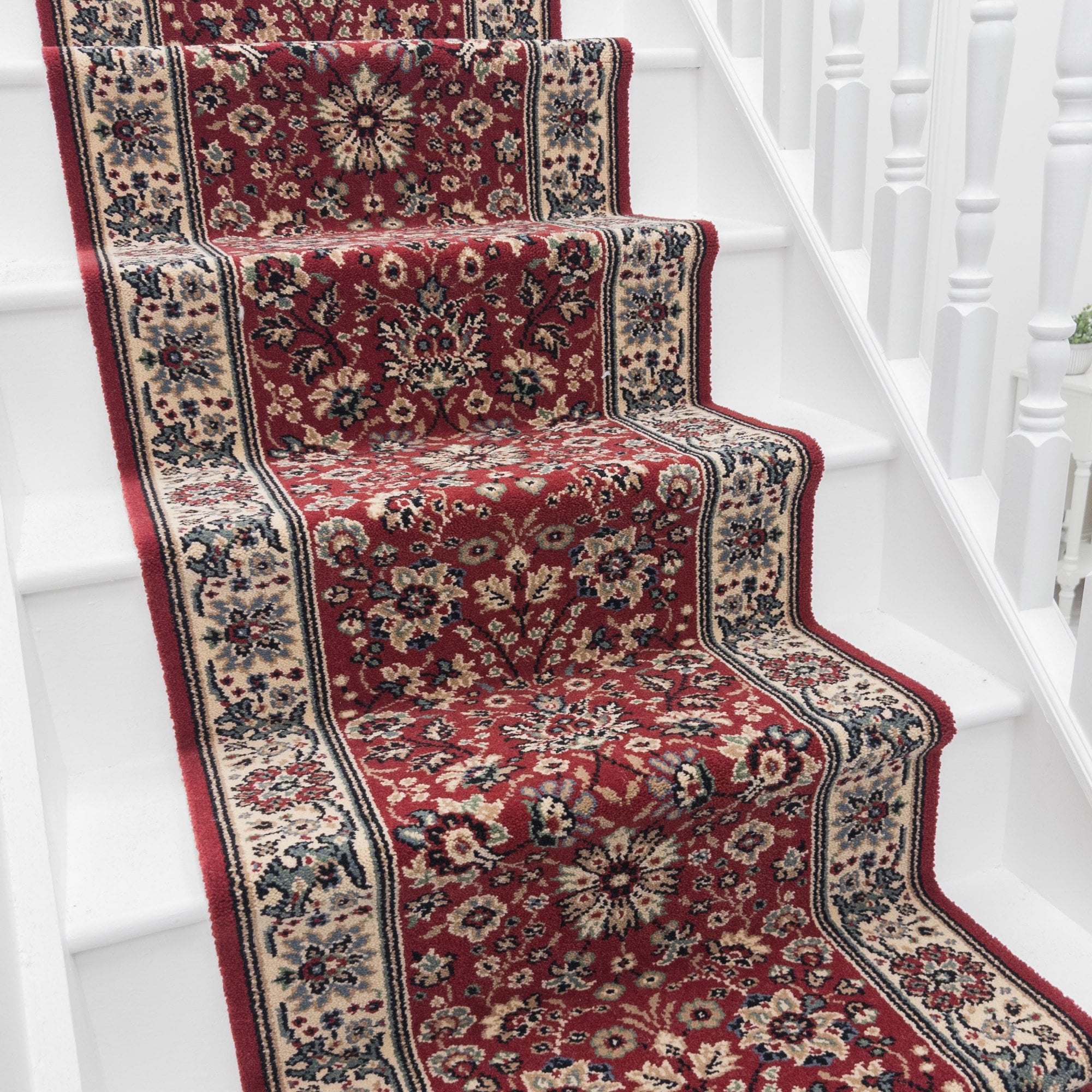 Antika Red 250600 Stair Runners | Runrug